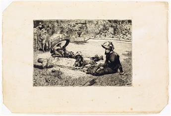 JAMES JACQUES TISSOT En plein soleil.